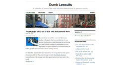 Desktop Screenshot of dumb-lawsuits.com
